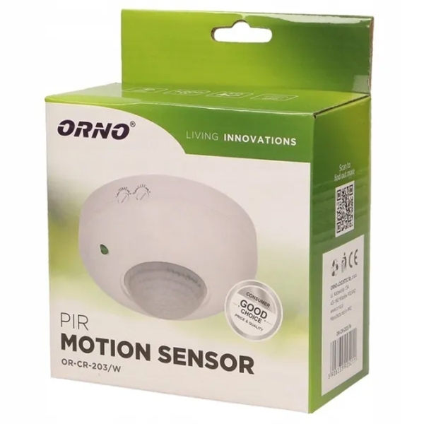 Senzor de mișcare ORNO ORCR203W White  photo 6