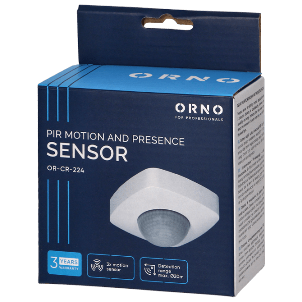 Senzor de mișcare și prezență ORNO ORCR224 White  photo 6