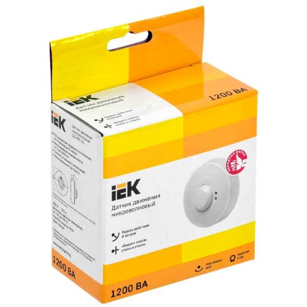 Датчик движения IEK LDD11-101MB-1200-001 Белый  photo 2