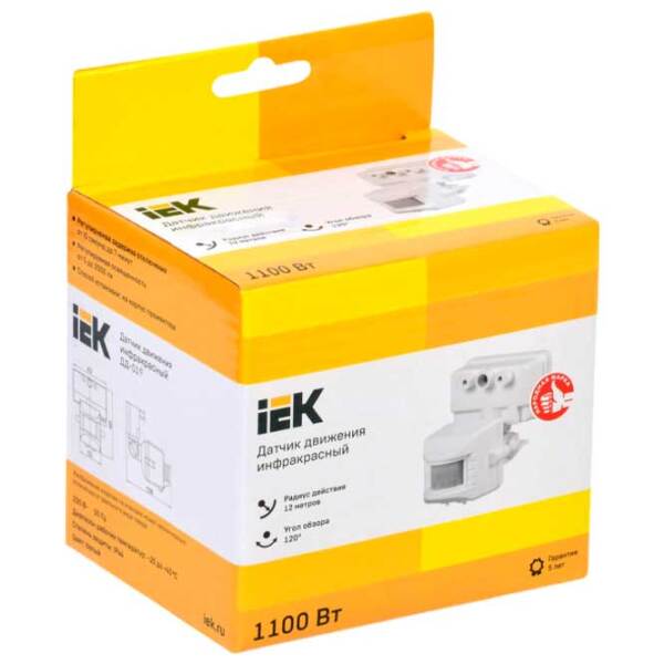Датчик движения IEK DD 019 Белый  photo 3