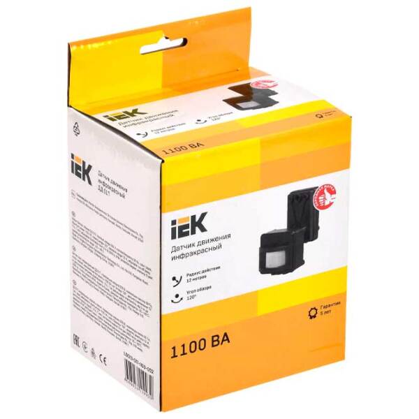 Датчик движения IEK DD 017 Черный  photo 4