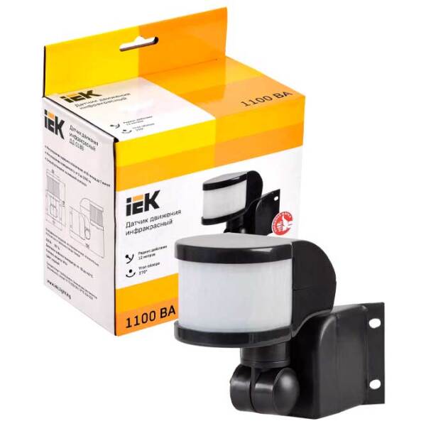 Датчик движения IEK DD 018B Черный  photo 4