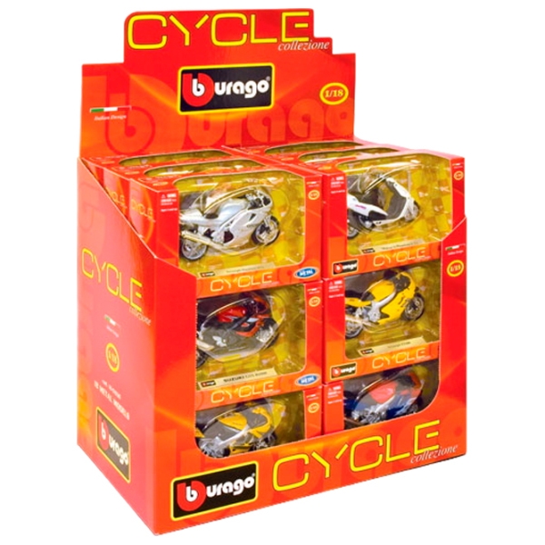 Motocicletă Bburago KIT-Assorted Master pack 18-55000
Black
Blue  photo 5
