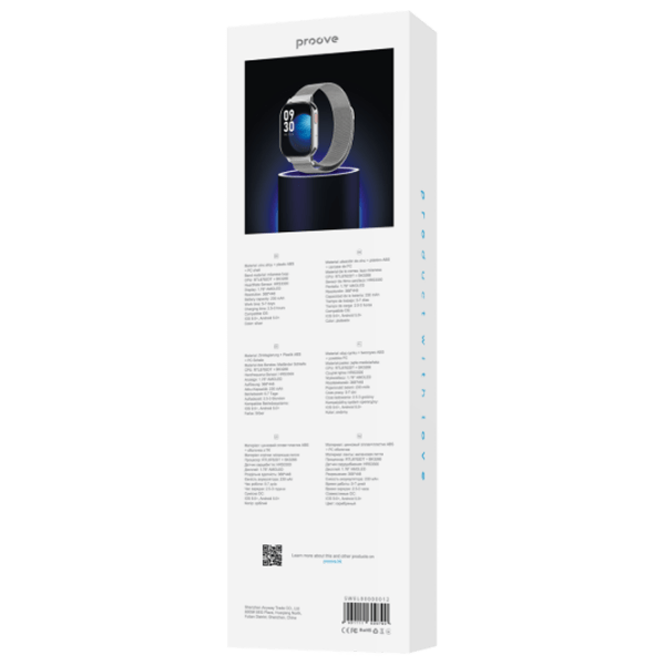 Ceas inteligent Proove Elysium Silver 2.04" | | Zinc/ Metal
| photo 4
