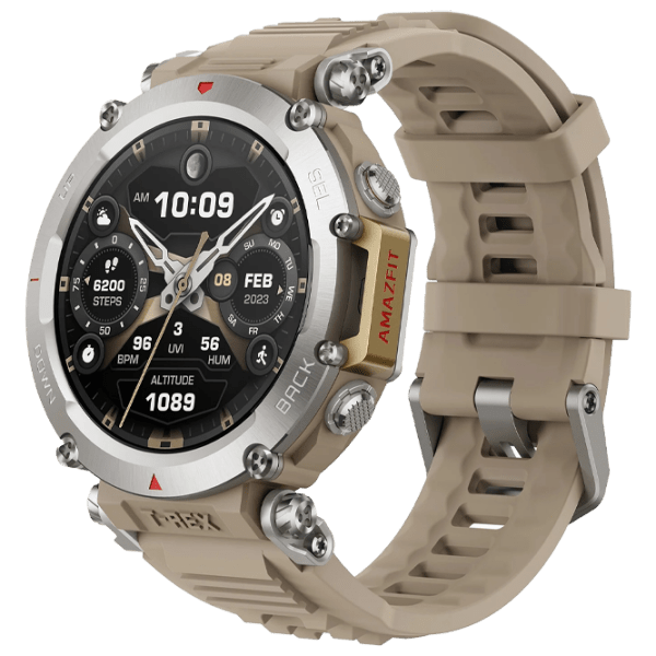 Умные часы Amazfit T-Rex Ultra Сахара 1.39" | 47 мм | Нержавеющая сталь/ Силикон
| photo 1