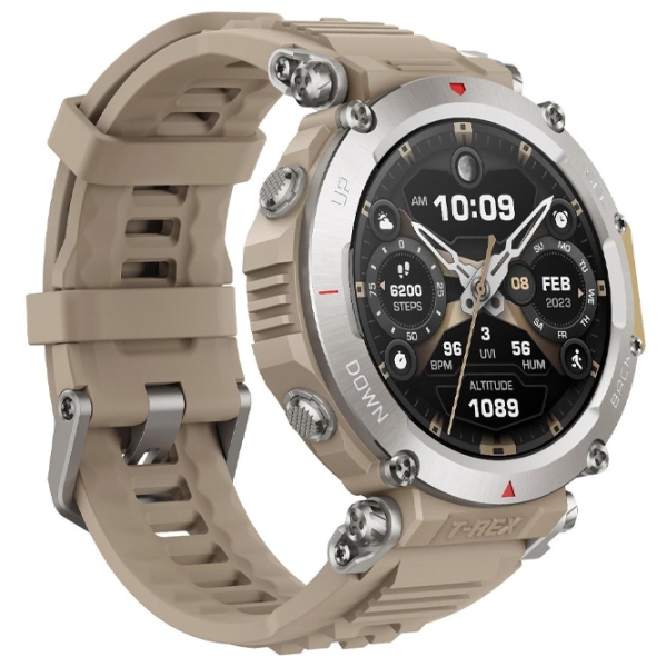 Умные часы Amazfit T-Rex Ultra Сахара 1.39" | 47 мм | Нержавеющая сталь/ Силикон
| photo 3