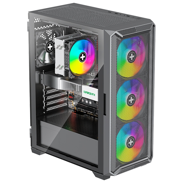 Carcasă Xilence X613.ARGB Blade II Black micro ATX photo 2