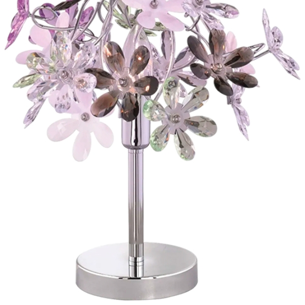 Veioză Trio Flower Metal Rețea photo 2