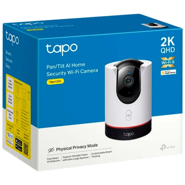 Камера видеонаблюдения TP-Link TAPO C225 4 Мп Белый 2688 x 1520пкс / Беспроводные photo 2