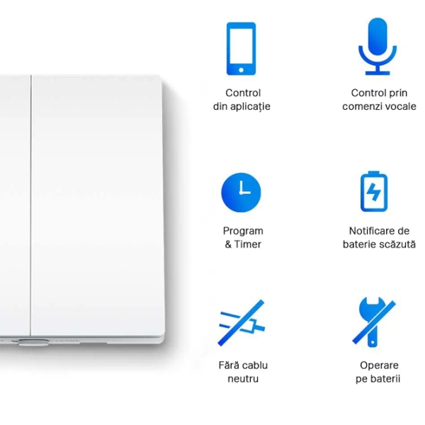 Întrerupător inteligent TP-Link Tapo S220 White  photo 2