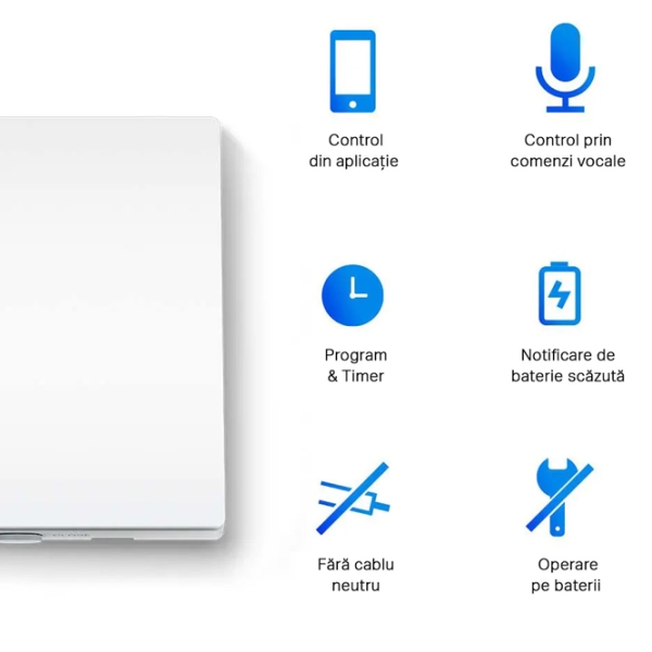 Întrerupător inteligent TP-Link Tapo S210 White  photo 2