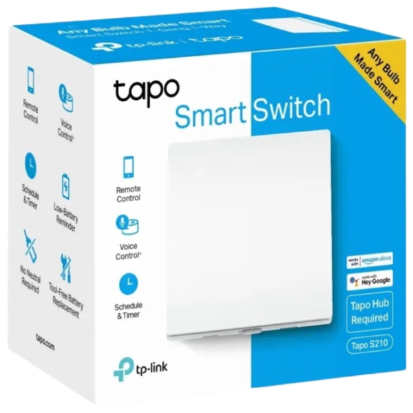 Întrerupător inteligent TP-Link Tapo S210 White  photo 3