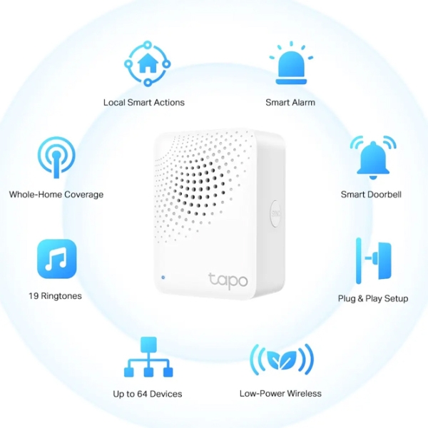 Интеллектуальный центр TP-Link Tapo H100 Белый  photo 3