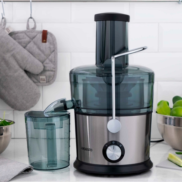 Storcator de fructe Ardesto JEG-800 Silver 1100 W, Centrifugă, Numărul de viteze: 2 photo 13