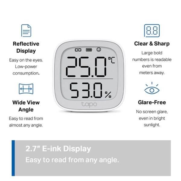 Stație meteorologică TP-Link Tapo T315 White  photo 3