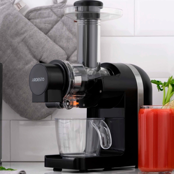Storcator de fructe Ardesto JEG-1500S Black 200 W, Cu melc, Numărul de viteze: 1 photo 13