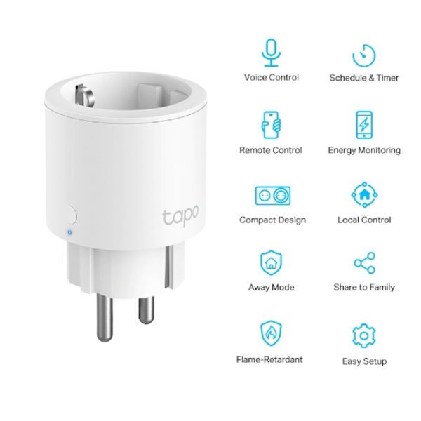 Smart priza TP-Link Tapo P115 White  photo 3