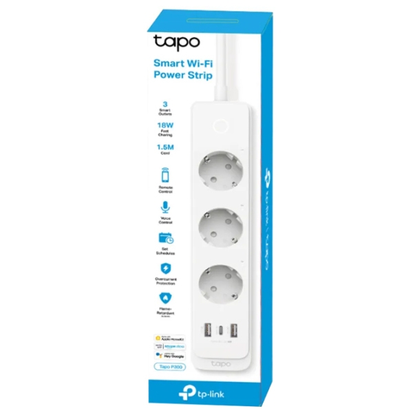Smart priza TP-Link Tapo P300 Белый  photo 3