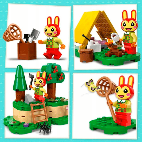 Constructor LEGO Bunnie's Outdoor Activities Multicolor Numărul de piese 164, 6+ photo 7