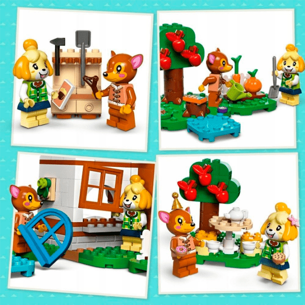 Constructor LEGO Isabelle's House Visit Multicolor Numărul de piese 389, 6+ photo 5