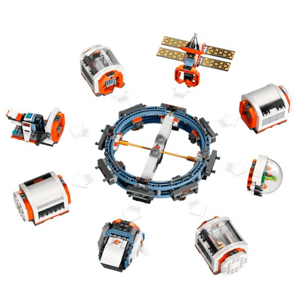 Constructor LEGO Modular Space Station Multicolor Numărul de piese 1097, 7+ photo 3