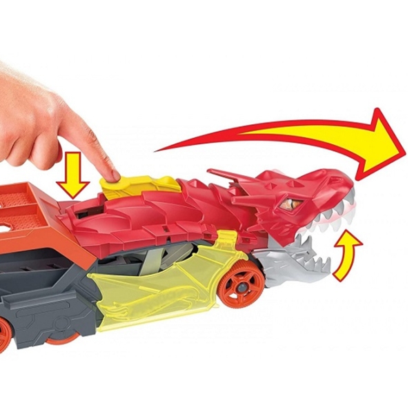 Грузовик Hot Wheels Разъярённый дракон с хранилищем для машинок GTK42
Черный
Красный  photo 3