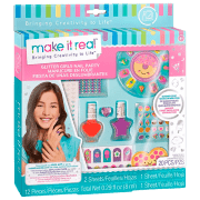 Set de creație Make It Real Bringing Creativity to Life Glitter Girls Nail Party 2306 Multicolor Pentru fetițe, 8+