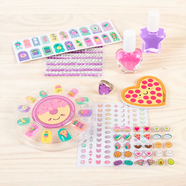 Set de creație Make It Real Bringing Creativity to Life Glitter Girls Nail Party 2306 Multicolor Pentru fetițe, 8+ photo 2