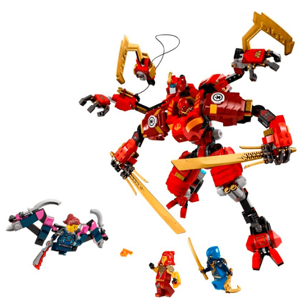 Конструктор LEGO Kai's Ninja Climber Mech Разноцветный Количество деталей 623, 9+ photo 2