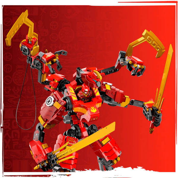 Конструктор LEGO Kai's Ninja Climber Mech Разноцветный Количество деталей 623, 9+ photo 7