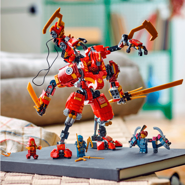 Конструктор LEGO Kai's Ninja Climber Mech Разноцветный Количество деталей 623, 9+ photo 9