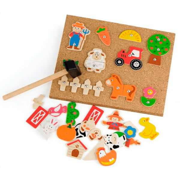 Set de creație VIGA Tack Zap Farm 51606 Multicolor Pentru copii, 3+ photo 2