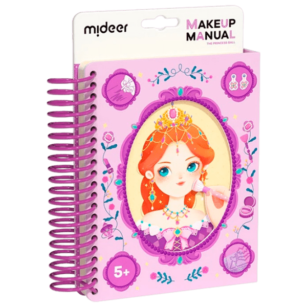 Set de creație Mideer Makeup Manual The Princess Ball MD3345 Multicolor Pentru fetițe, 5+ photo 1