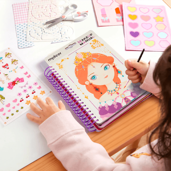 Set de creație Mideer Makeup Manual The Princess Ball MD3345 Multicolor Pentru fetițe, 5+ photo 9