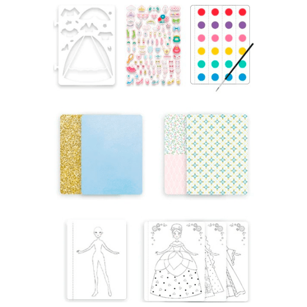 Креативный набор Mideer Little Designer Princess Ball MD2201 Синий Для девочек, 5+ photo 2