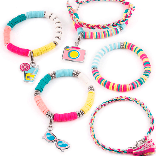 Креативный набор Make It Real Bringing Creativity to Life Summer Vibes Heishi Bead Bracelets 1317M Разноцветный Для девочек, 8+ photo 2