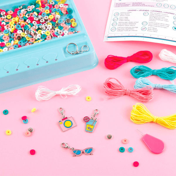 Креативный набор Make It Real Bringing Creativity to Life Summer Vibes Heishi Bead Bracelets 1317M Разноцветный Для девочек, 8+ photo 4