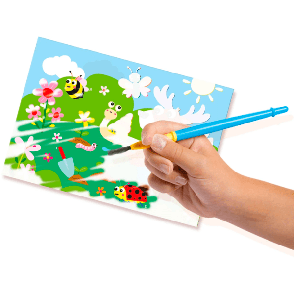 Set de creație SES Colouring with water Animals Mega set 14459S Multicolor Pentru copii, 1+ photo 3