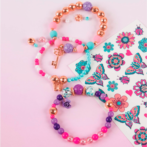 Креативный набор Make It Real Bringing Creativity to Life Charm bracelets, Blooming 1202 Разноцветный Для девочек, 8+ photo 3