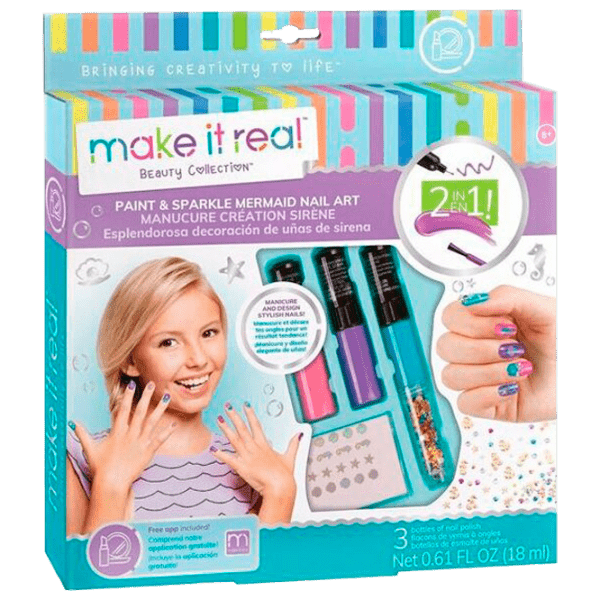 Креативный набор Make It Real Beauty Collection Nail Art - Mermaid Spa 2324 Разноцветный Для девочек, 8+ photo 1