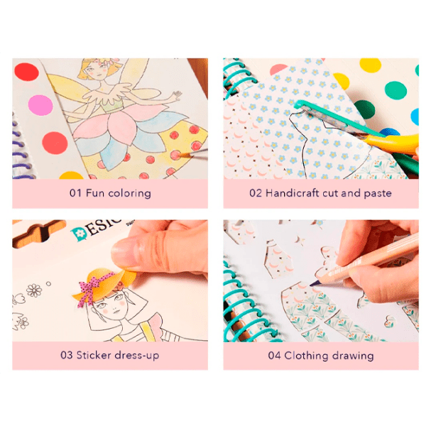 Креативный набор Mideer Little Designer Magic Club MD2203 Фиолетовый Для девочек, 5+ photo 3