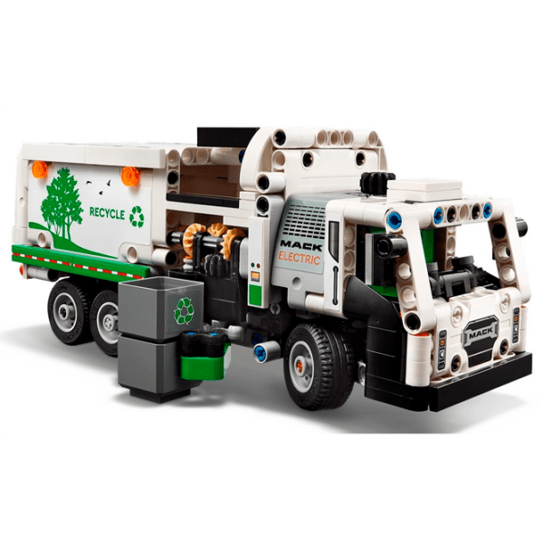 Constructor LEGO Mack LR Electric Garbage Truck Multicolor Numărul de piese 503, 8+ photo 3