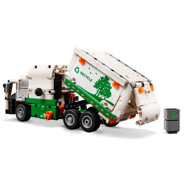 Constructor LEGO Mack LR Electric Garbage Truck Multicolor Numărul de piese 503, 8+ photo 5