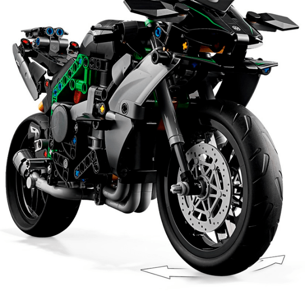 Конструктор LEGO Kawasaki Ninja H2R Разноцветный Количество деталей 643, 10+ photo 4