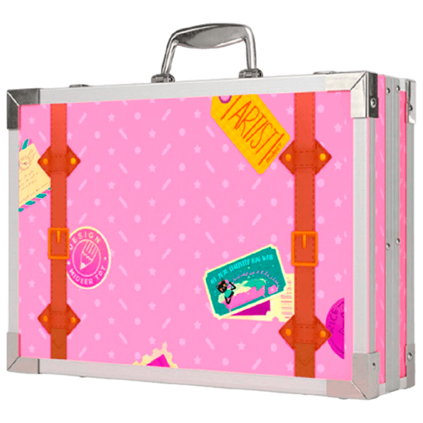 Set de creație Mideer Little Artist Suitcase MD6218 Pink Pentru copii, photo 1