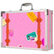 Set de creație Mideer Little Artist Suitcase MD6218 Pink Pentru copii,