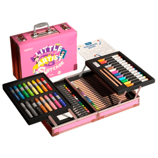 Set de creație Mideer Little Artist Suitcase MD6218 Pink Pentru copii, photo 2