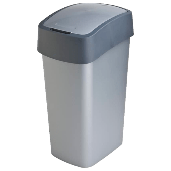 Мусорное ведро Curver Flip Bin Серый Пластик, 50 л photo 3