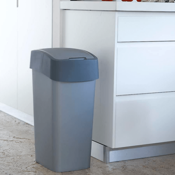 Мусорное ведро Curver Flip Bin Серый Пластик, 50 л photo 4
