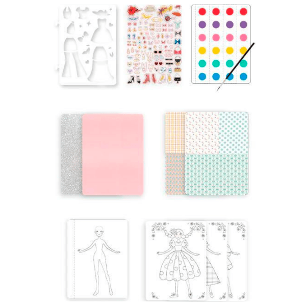 Set de creație Mideer Little Designer Sweet Tea Party MD2202 Green Pentru fetițe, 5+ photo 2